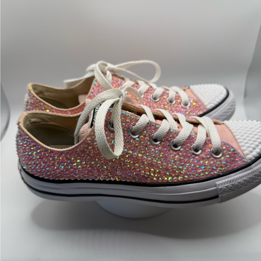 Converse Pink Sequin Sneakers
